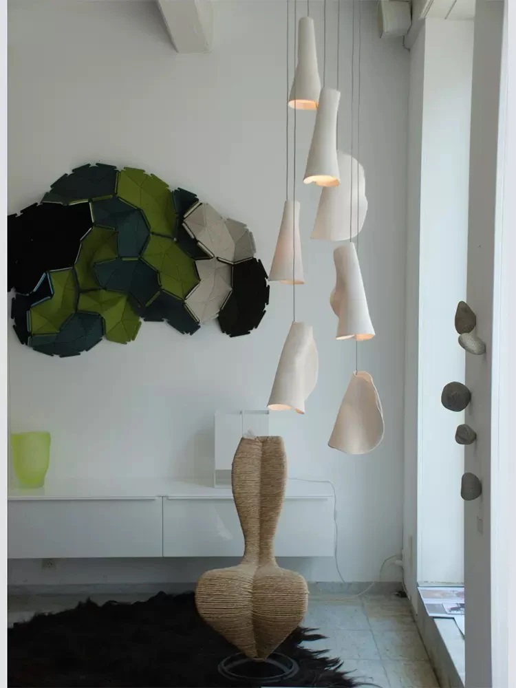 Светильник DZN-13465 БЕЛЫЙ / КЕРАМИКА ` D300/H2500/7/G9/10W BOCCI