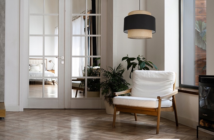 Светильник DZN-13467 ЧЕРНЫЙ / КОРИЧНЕВЫЙ ` D400/H1500/1/E27/40W 24-11