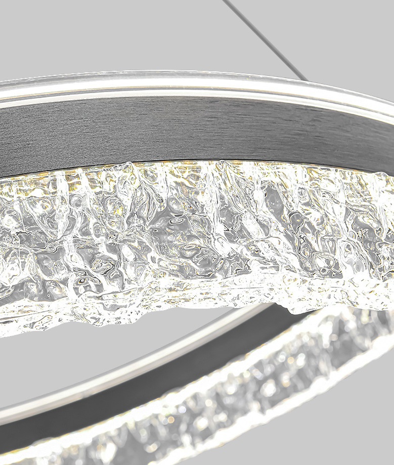 Светильник DZN-13492 ` ЧЕРНЫЙ АЛЮМИНИЙ D600+400/2/LED/100W/4500K акрил FROST