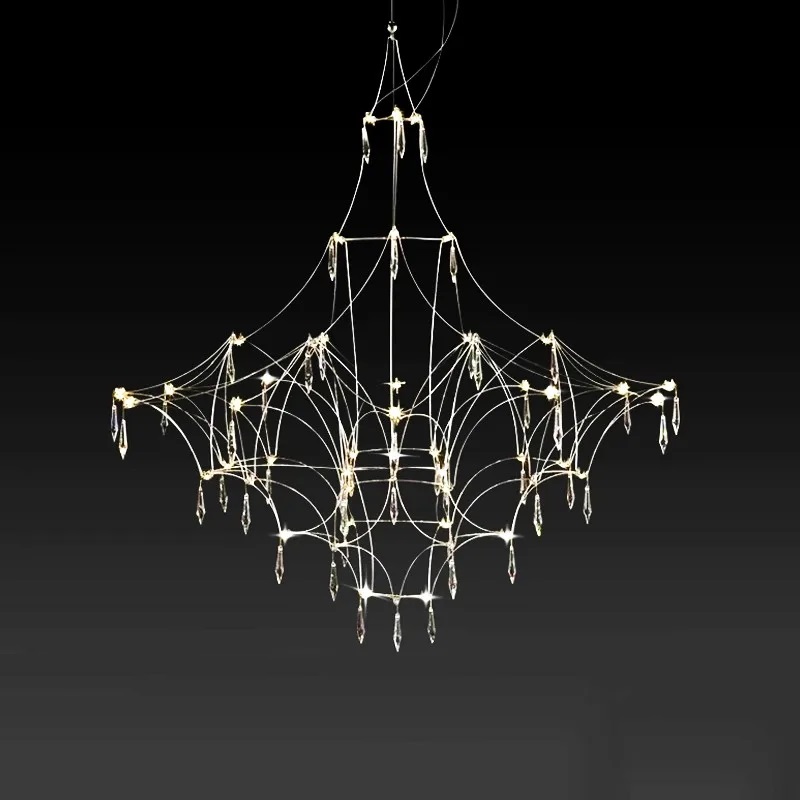 Светильник ElegantLight DZN-12599 ЧЕРНЫЙ ` D600/H1200/./LED/.65W/3000K SELENA 24-03