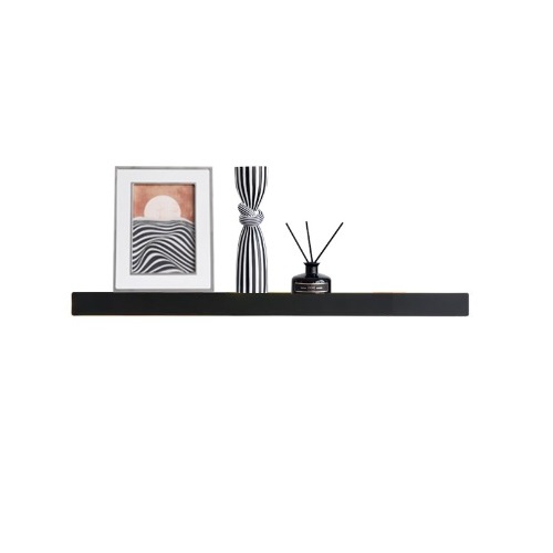 Светильник - декоративная полочка DZN-65159 ЧЕРНЫЙ ` D400/H45*90/1/LED/8W/4000K с выключателем