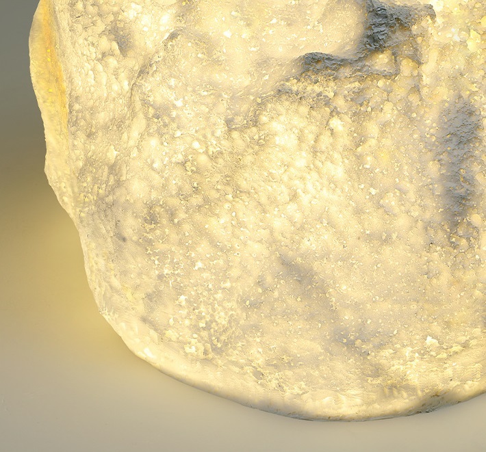 Светильник ландшафтный декоративный DZN-13556 БЕЛЫЙ КАМЕНЬ ` D300/H300/1/E27/10W IP65 WH.STONE