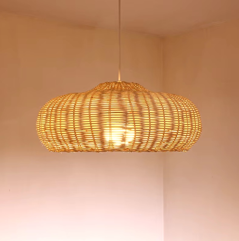 Светильник DZN-13612 РОТАНГ ` D480/H200+1200/1/E27/40W RATTAN2