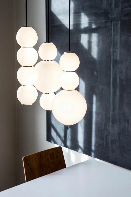 Светильник DZN-44744 РОМ+БЕЛЫЙ ` D100*H400 (100+100+100+100)/H3000/1/LED/12W/3000K FORMAGENDA by Be