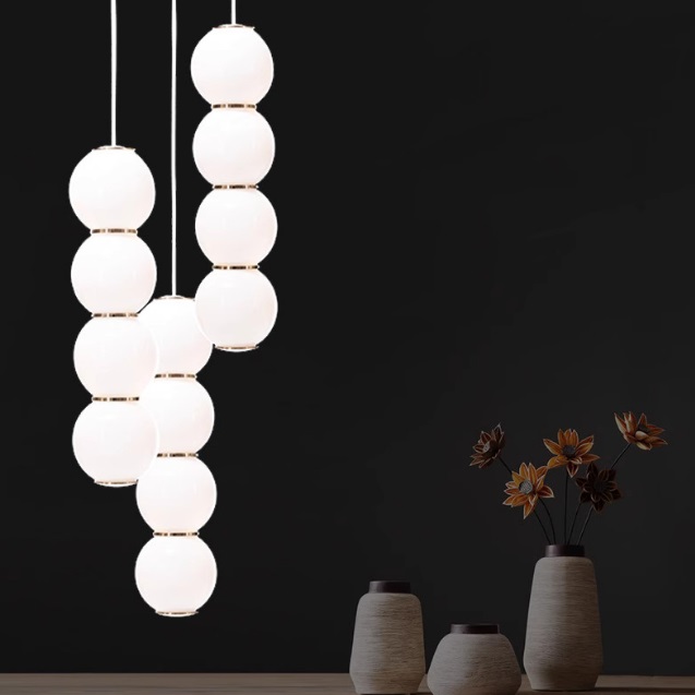 Светильник DZN-44744 РОМ+БЕЛЫЙ ` D100*H400 (100+100+100+100)/H3000/1/LED/12W/3000K FORMAGENDA by Be