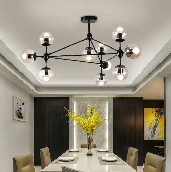 Светильник CP.7004 BLACK/ЧЕРНЫЙ ` D1060/H800/10/E27/10W LACOTTA DZN22-05